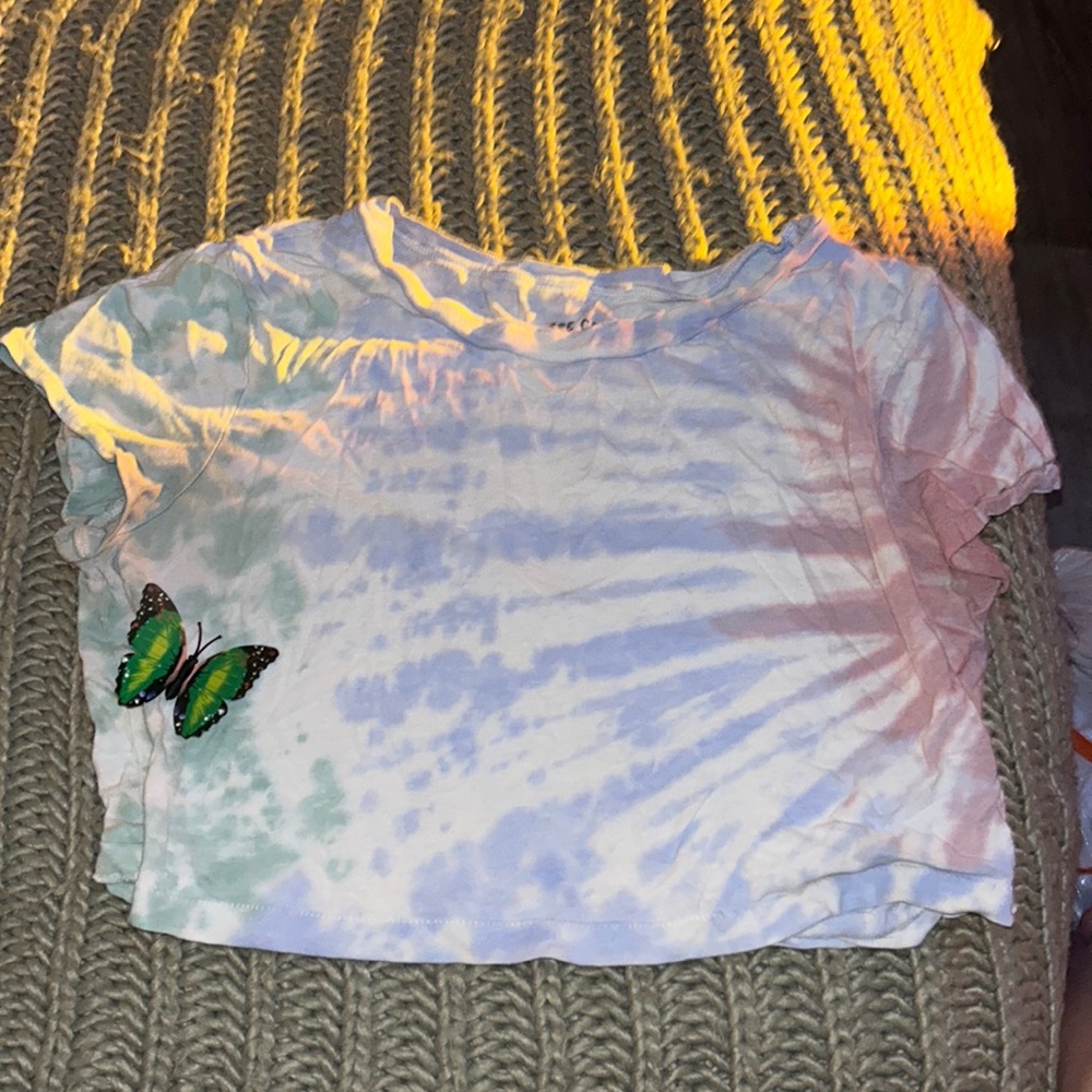 AEROPOSTLE cropped tee The OG Tee Collection Tye Dye size M